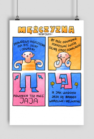 Plakat Mężczyzna