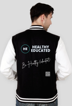 HE kurtka 2 kolorowa nadruk 2 stronny be healthy