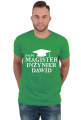 Koszulka Pan Magister z imieniem Dawid
