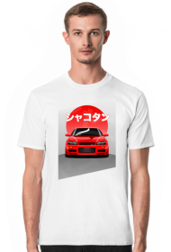 Koszulka biała Nissan Skyline R34 GT-R