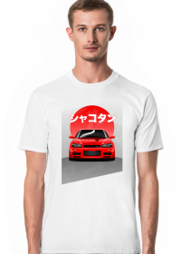 Koszulka biała Nissan Skyline R34 GT-R