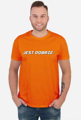 Jest dobrze T-shirt na biało