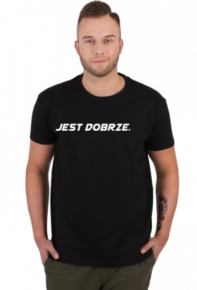 Jest dobrze T-shirt na biało