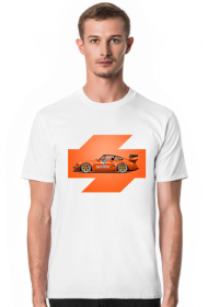 Koszulka biała Porsche 964 RWB