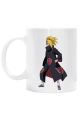 Biały kubek z postacią Deidara Render