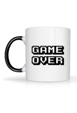 Magiczny kubek z napisem GAME OVER