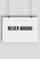 never