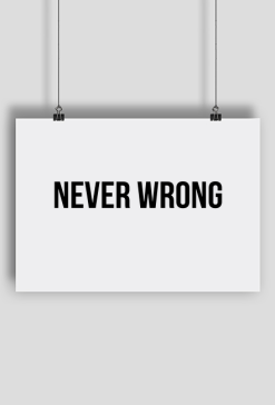 never