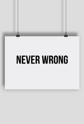 never