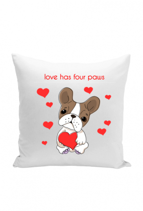 pillow love has four paws