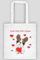 love has four paws bag