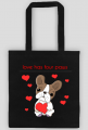love has four paws bag