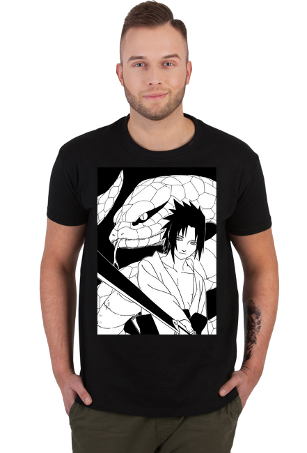 Koszulka Sasuke manga Naruto