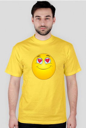 Zakochany Emot - koszulka męska
