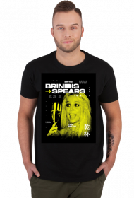 NEW COLLECTION - YELLOW 2 BY Britney Spears - koszulka czarna - unisex