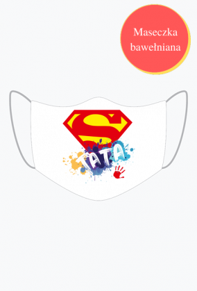 Maseczka dla taty na dzień Ojca - super tata