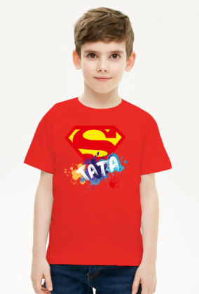 Koszula dla Chłopca z okazji Dnia Ojca - t-shirt dla chłopca Super Tata