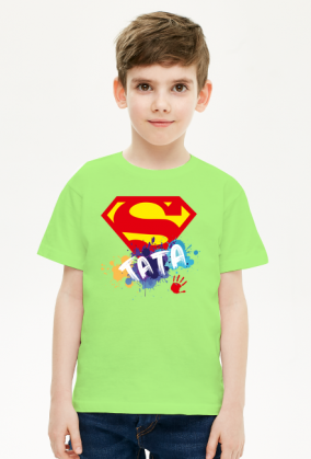 Koszula dla Chłopca z okazji Dnia Ojca - t-shirt dla chłopca Super Tata