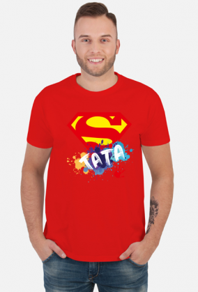 t-shirt dla Taty z okazji Dnia Ojca Super Tata