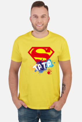 t-shirt dla Taty z okazji Dnia Ojca Super Tata