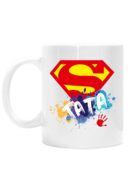 Kubek dla Taty z okazji Dnia Ojca - Biały Kubek Super Tata