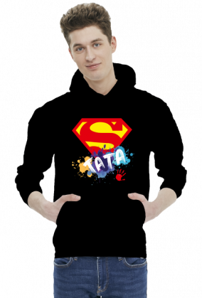 Bluza z kapturem z okazji dnia ojca dla taty - super tata