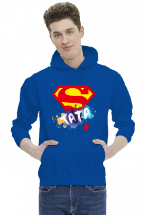 Bluza z kapturem z okazji dnia ojca dla taty - super tata