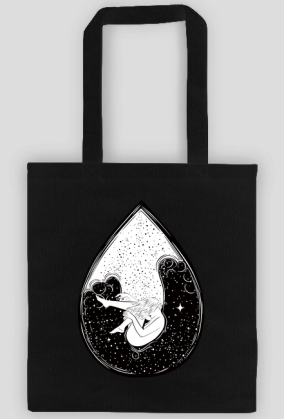 Falling in the black bag