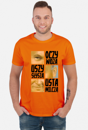 Papież Oczy Widzą Usta Milczą koszulka (różne kolory)