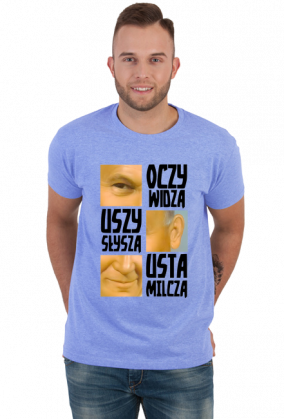 Papież Oczy Widzą Usta Milczą koszulka (różne kolory)