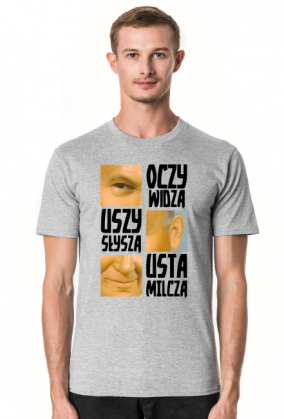 Papież Oczy Widzą Usta Milczą koszulka (różne kolory)
