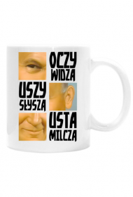 Papież Oczy Widzą Usta Milczą kubek