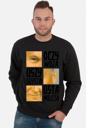 Papież Oczy Widzą Usta Milczą bluza