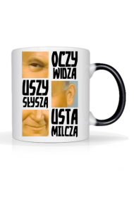 Papież Oczy Widzą Usta Milczą magiczny kubek