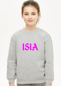Bluza dziewczęca z napisem ISIA