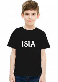 T-shirt czarny ISIA