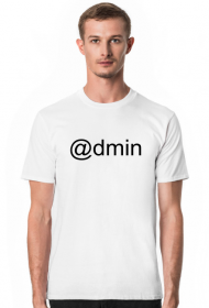 T-shirt dla informatyka admin