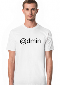 T-shirt dla informatyka admin