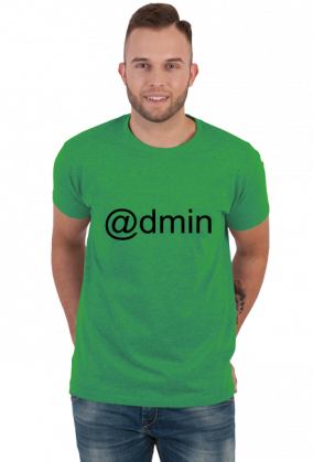 T-shirt dla informatyka admin