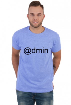 T-shirt dla informatyka admin