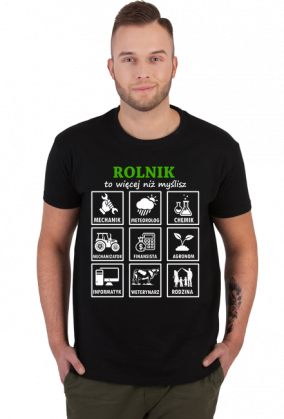 Rolnik. Prezent dla Rolnika. Koszulka dla Rolnika. Rolnictwo. Agro Sklep.