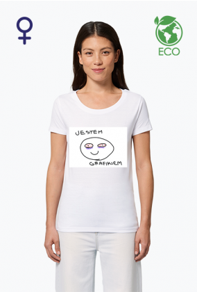 Jestem grafikiem koszulka eco