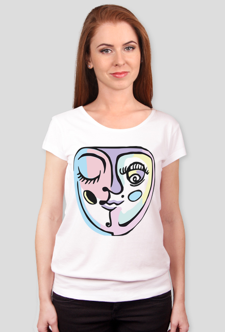 Bluzka, t-shirt "Picasso inspired" pastel