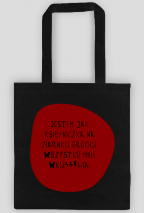Torba na ramię księżniczki na ziarnku grochu