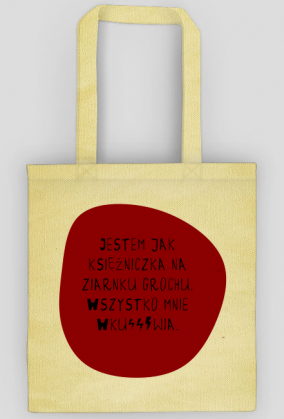 Torba na ramię księżniczki na ziarnku grochu