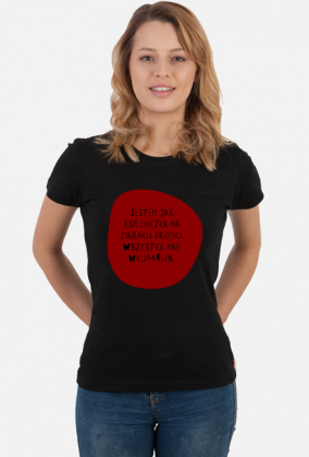 Księżniczka na ziarnku grochu t-shirt