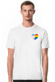 Heart trans lgbt rainbow pride tęcza flag