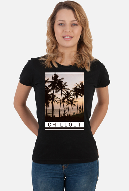 Chillout - damska wakacyjna koszulka