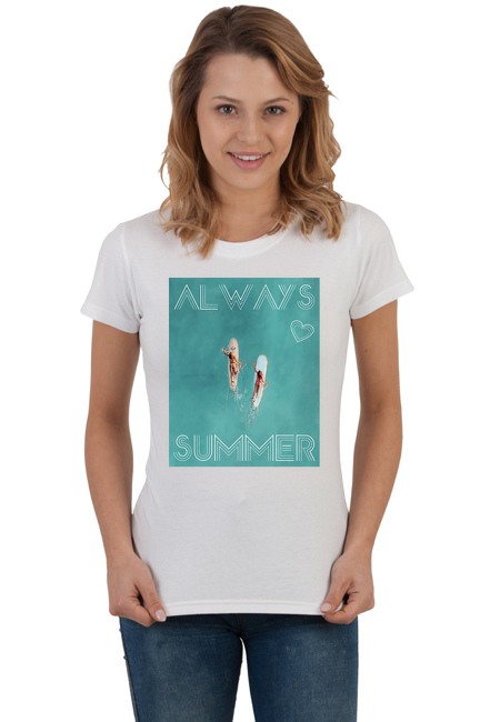 Always Summer - zawsze lato (damska koszulka)