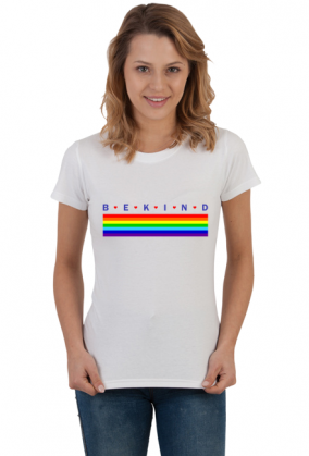 BE KIND rainbow flag pride LGBT tęcza